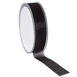 Organza Woven Edge Ribbon; Black